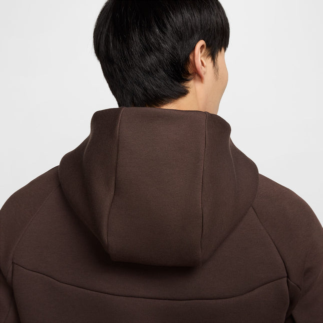 Nike Mens Tech Full Zip Windrunner Hoodie - Brown/Black