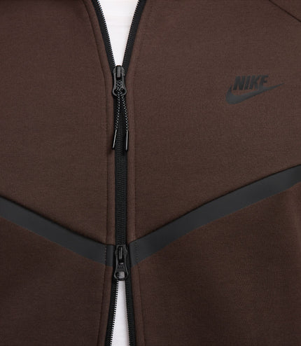 Nike Mens Tech Full Zip Windrunner Hoodie - Brown/Black