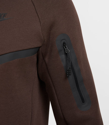 Nike Mens Tech Full Zip Windrunner Hoodie - Brown/Black