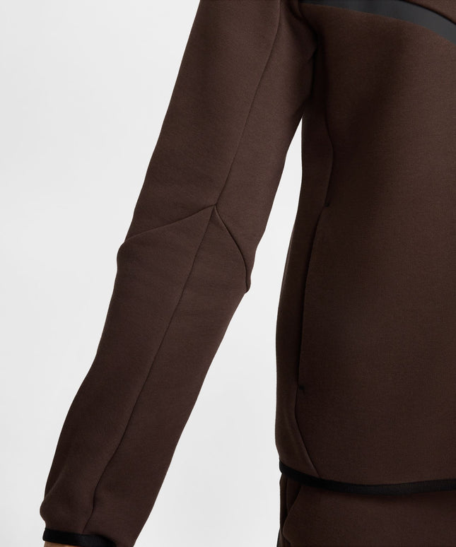 Nike Mens Tech Full Zip Windrunner Hoodie - Brown/Black