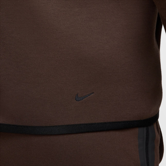 Nike Mens Tech Full Zip Windrunner Hoodie - Brown/Black