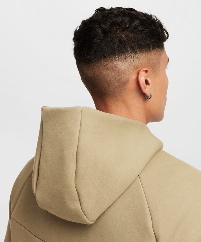 Nike Mens Tech Full Zip Windrunner Hoodie - Neutral Olive/Black