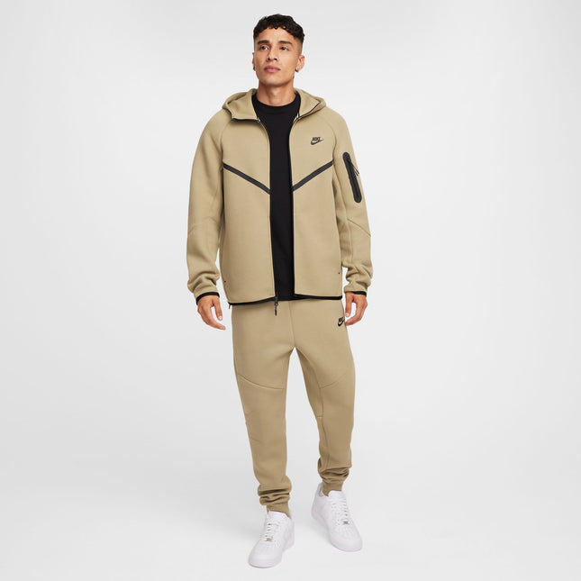 Nike Mens Tech Full Zip Windrunner Hoodie - Neutral Olive/Black