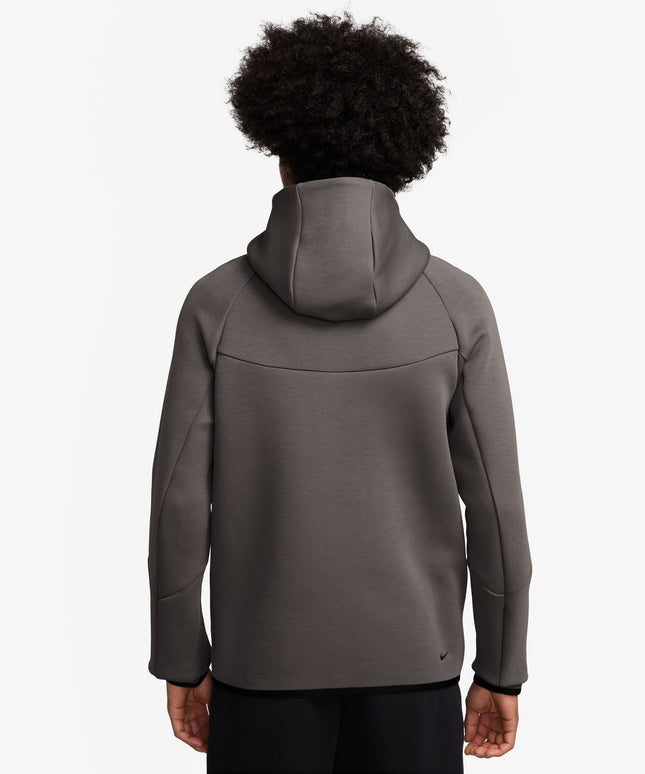 Nike Mens Tech Fleece Full Zip Runner Hoodie - Cave Stone