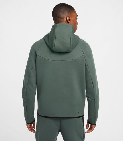 Nike Mens Tech Full Zip Windrunner Hoodie - Vintage Green/Black