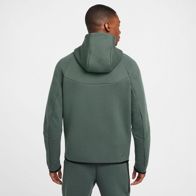 Nike Mens Tech Full Zip Windrunner Hoodie - Vintage Green/Black