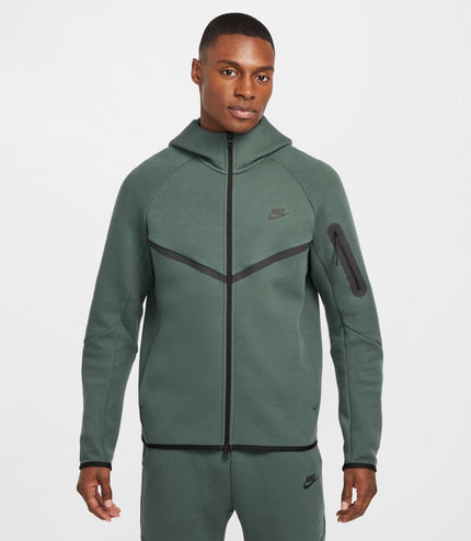 Nike Mens Tech Full Zip Windrunner Hoodie - Vintage Green/Black