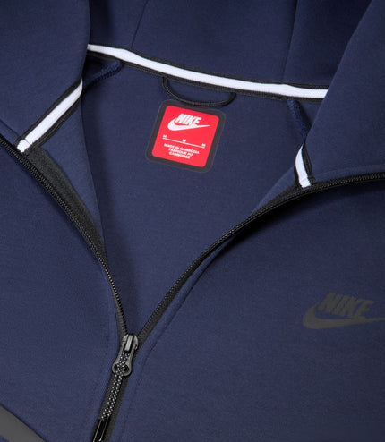 Nike Mens Tech Full Zip Windrunner Hoodie - Obsidian/Black