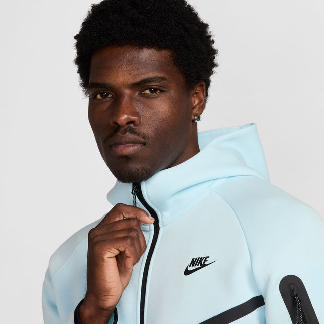 Nike Mens Tech Fleece Hoodie - Glacier Blue