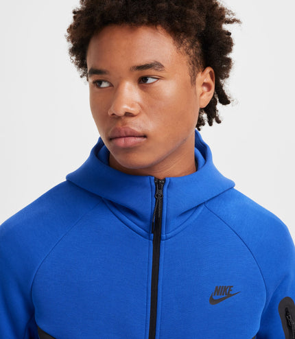 Nike Mens Tech Full Zip Windrunner Hoodie - Game Royal/Black