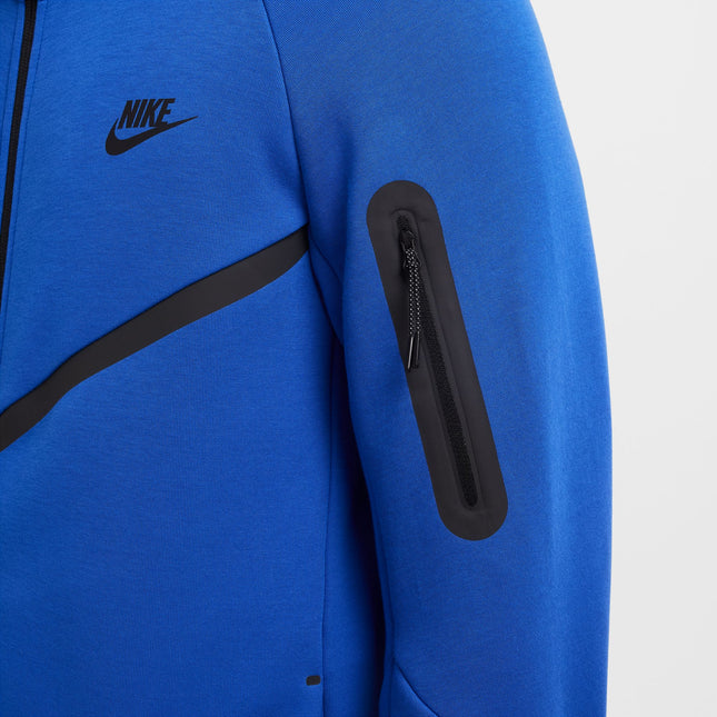 Nike Mens Tech Full Zip Windrunner Hoodie - Game Royal/Black