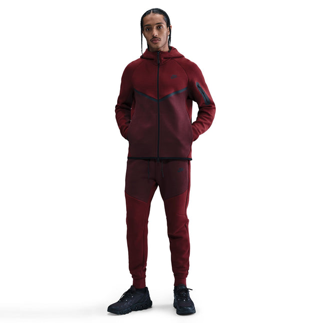 Nike Men's Tech Fleece Jacket - Dark Team Red