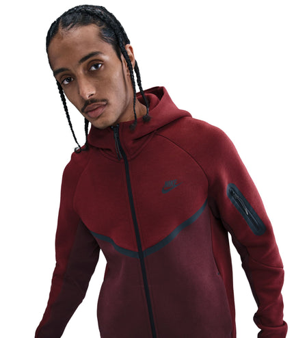 Nike Mens Tech Fleece Jacket - Dark Team Red