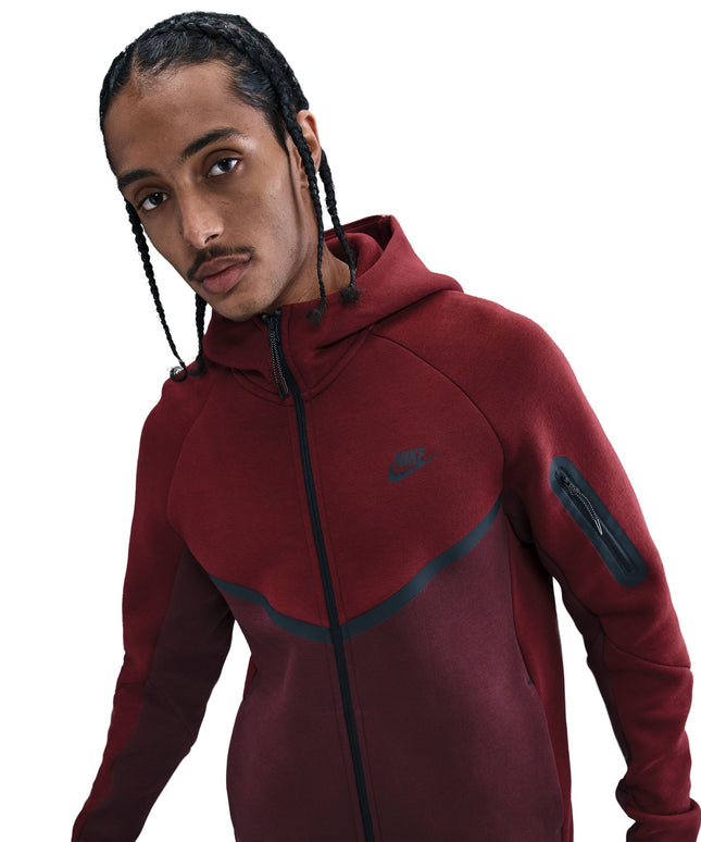 Nike Mens Tech Fleece Jacket - Dark Team Red