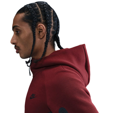 Nike Men's Tech Fleece Jacket - Dark Team Red