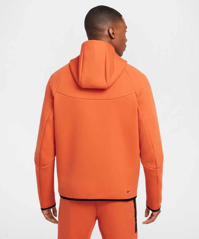 Sudadera con capucha Nike Tech Windrunner con cremallera completa para hombre - Coral vintage