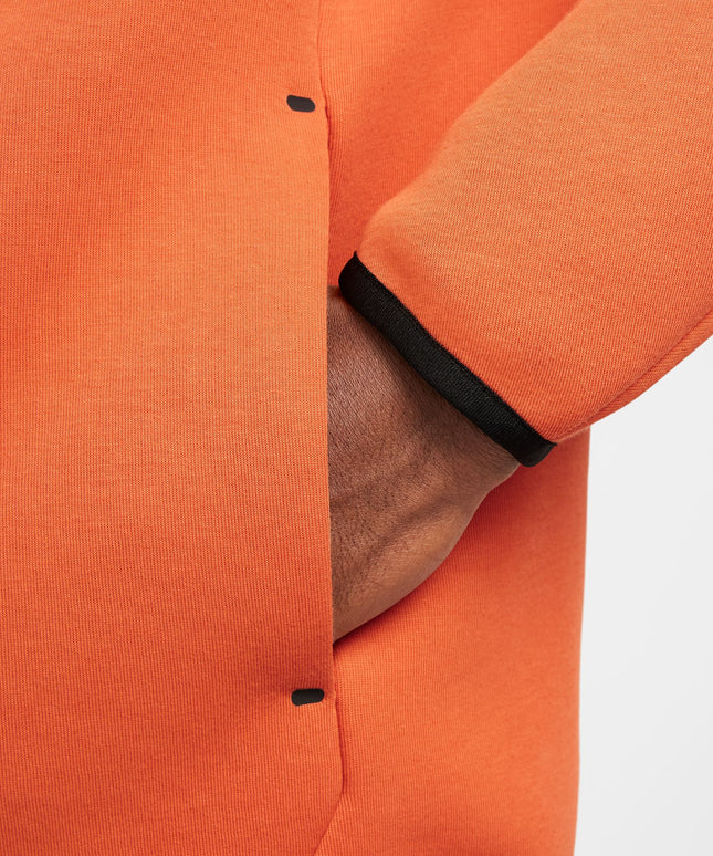 Sudadera con capucha Nike Tech Windrunner con cremallera completa para hombre - Coral vintage