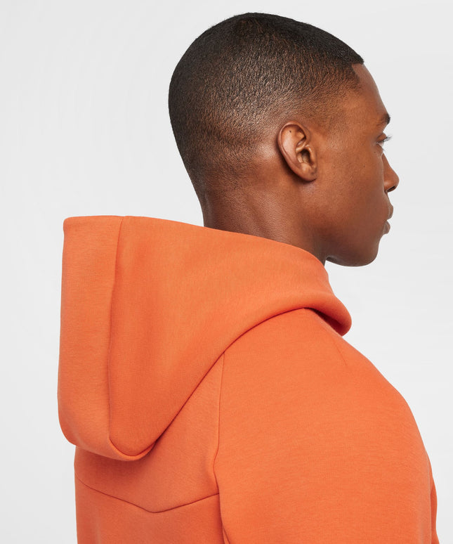 Sudadera con capucha Nike Tech Windrunner con cremallera completa para hombre - Coral vintage