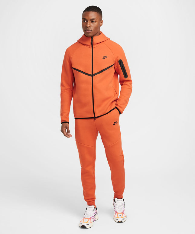 Sudadera con capucha Nike Tech Windrunner con cremallera completa para hombre - Coral vintage