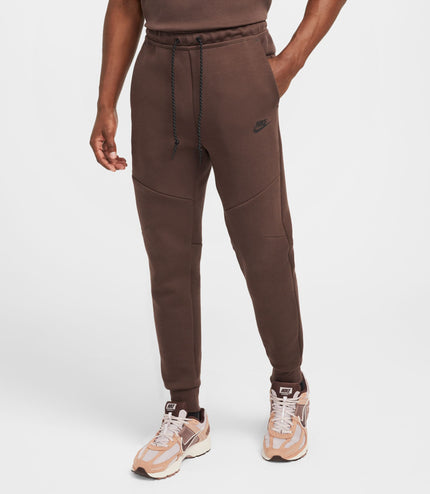 Nike Mens Tech Fleece Joggers - Brown/Black