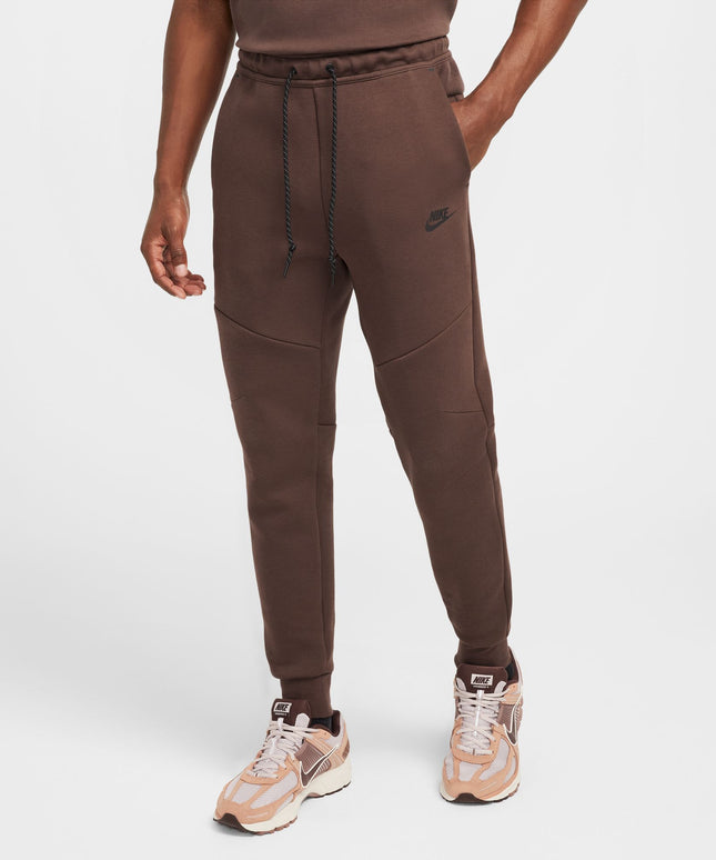 Nike Mens Tech Fleece Joggers - Brown/Black