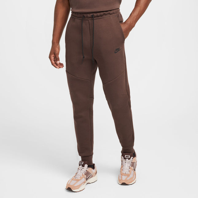 Nike Mens Tech Fleece Joggers - Brown/Black