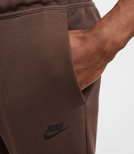 Nike Mens Tech Fleece Joggers - Brown/Black