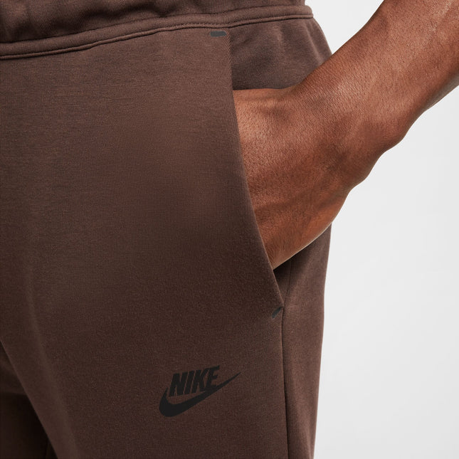 Nike Mens Tech Fleece Joggers - Brown/Black