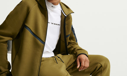 Nike Mens Tech Fleece Joggers - Olive Flak