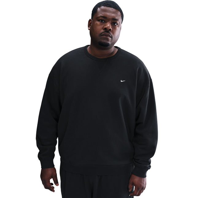 Nike Mens Solo Swoosh Crewneck - Black