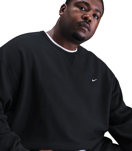 Nike Mens Solo Swoosh Crewneck - Black