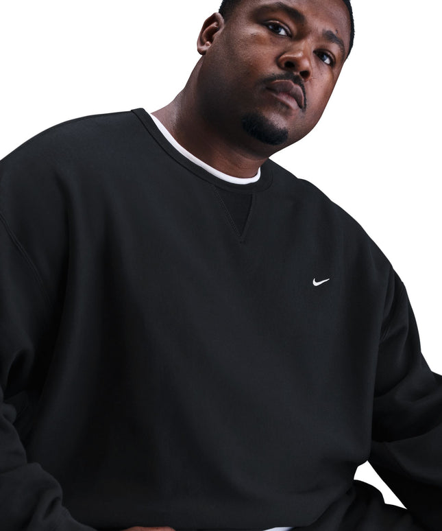 Nike Mens Solo Swoosh Crewneck - Black