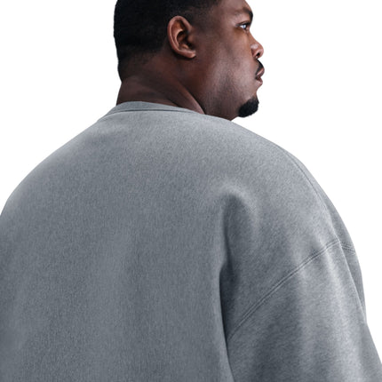 Nike Mens Heavyweight Solo Swoosh Crewneck - Dark Grey