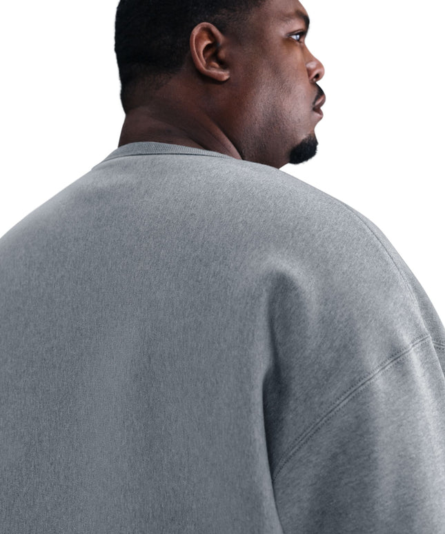 Nike Mens Heavyweight Solo Swoosh Crewneck - Dark Grey