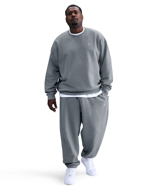 Nike Mens Heavyweight Solo Swoosh Crewneck - Dark Grey