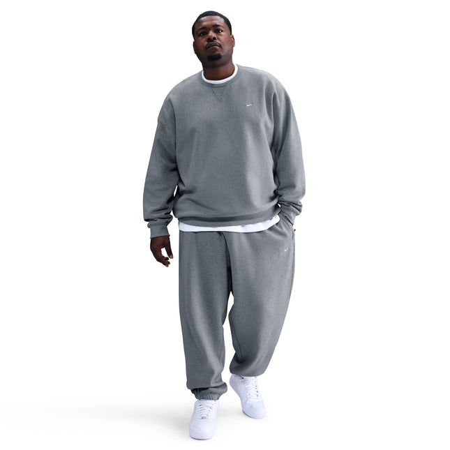 Nike Mens Heavyweight Solo Swoosh Crewneck - Dark Grey