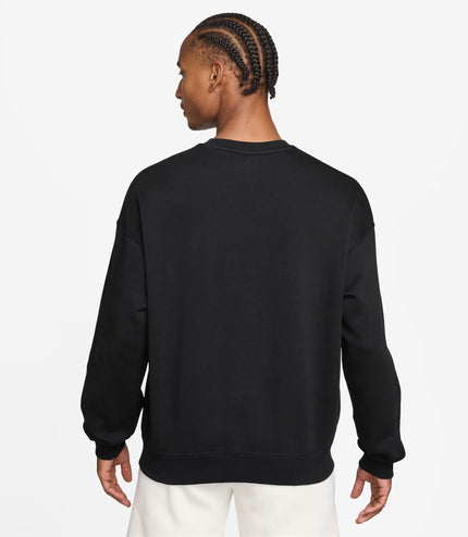 Air Jordan Mens Holiday Fleece Crewneck - Black
