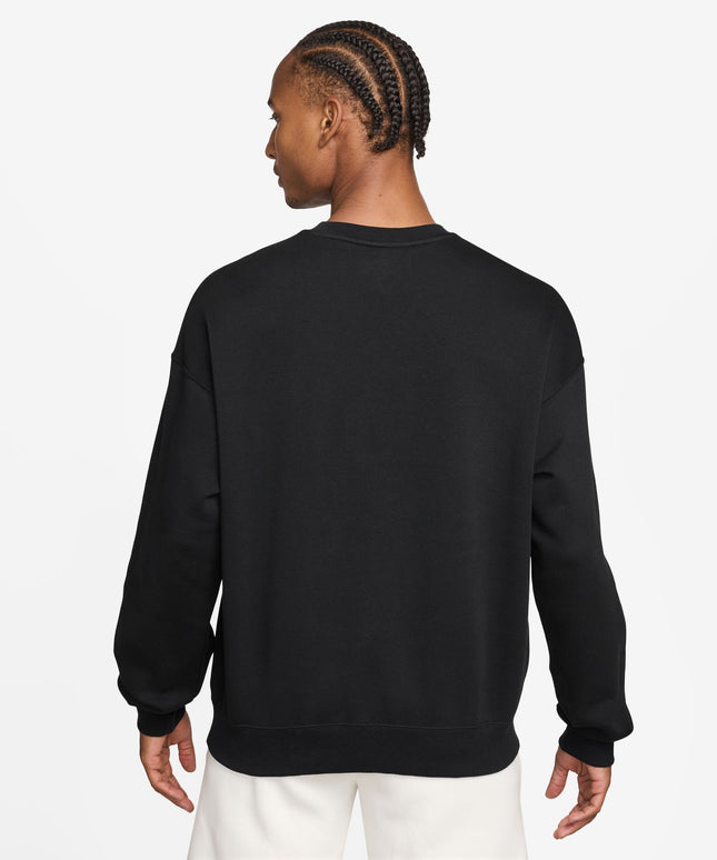 Air Jordan Mens Holiday Fleece Crewneck - Black
