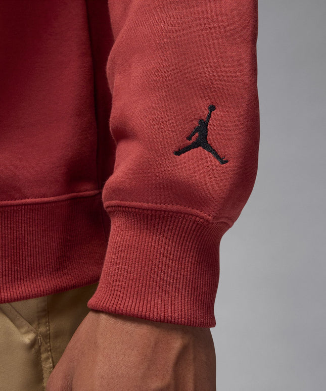 Air Jordan Mens Holiday Fleece Crewneck - Redstone