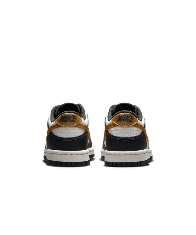 Nike Big Kids Dunk Low - Summit White/Metallic Gold