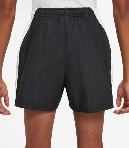 Nike Big Kids Sportswear Woven Shorts - Black/White