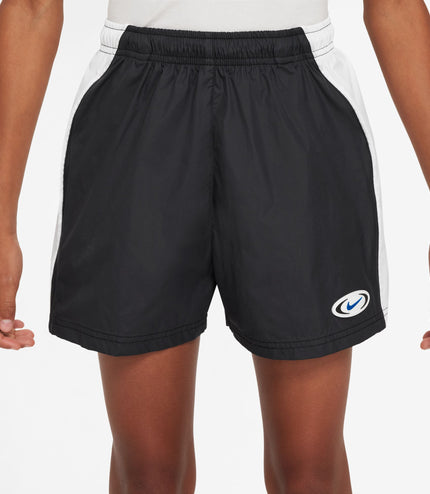 Nike Big Kids Sportswear Woven Shorts - Black/White