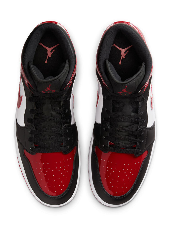 Air Jordan Men's 1 Mid SE - Black/Varsity Red
