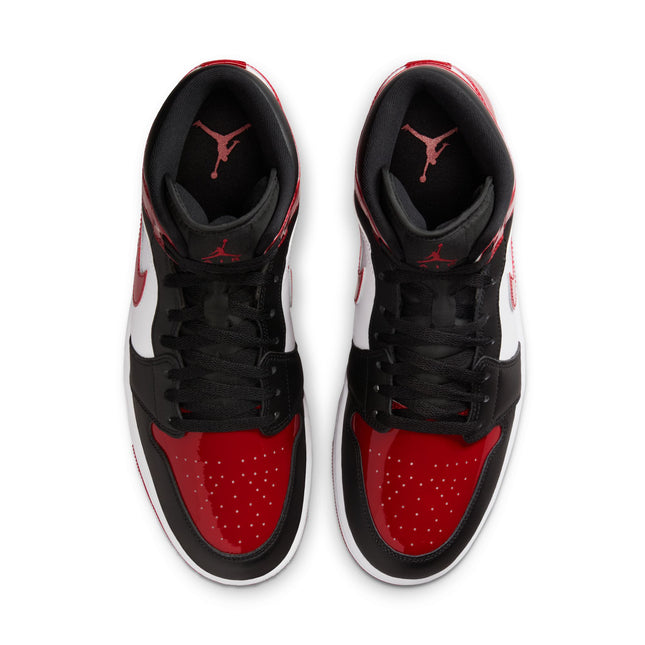 Air Jordan Men's 1 Mid SE - Black/Varsity Red