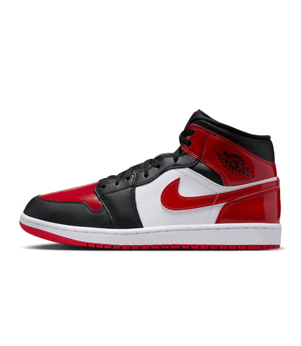 Air Jordan Mens 1 Mid SE - Black/Varsity Red