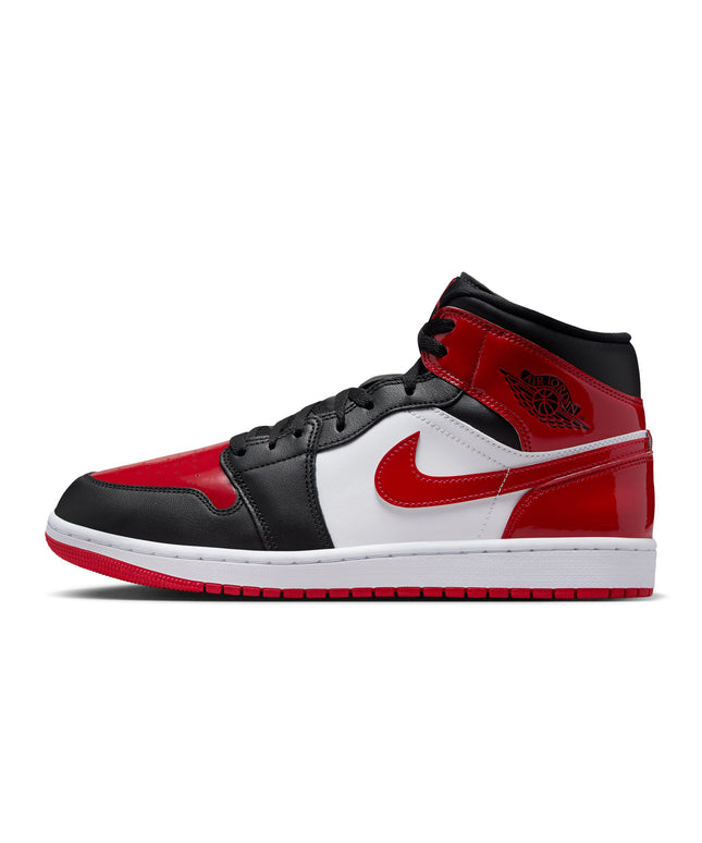 Air Jordan Mens 1 Mid SE - Black/Varsity Red