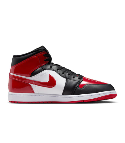Air Jordan Mens 1 Mid SE - Black/Varsity Red