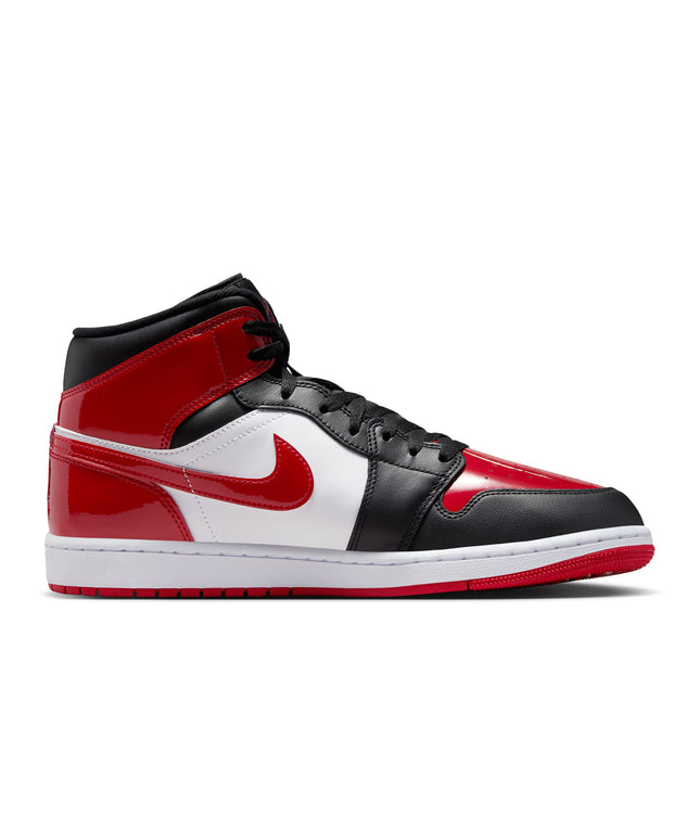 Air Jordan Mens 1 Mid SE - Black/Varsity Red
