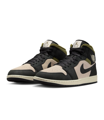 Air Jordan Mens 1 Mid SE LT - Orewood Brown