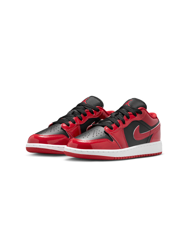Air Jordan Big Kids 1 Low SE - Black/Varsity Red